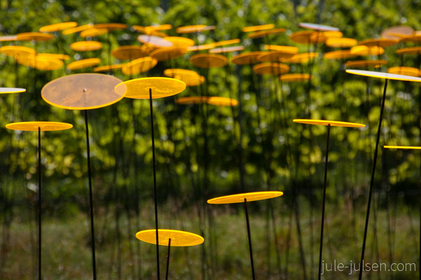 moderne Lichtblumeninstallation moderne Lichtblumeninstallation
