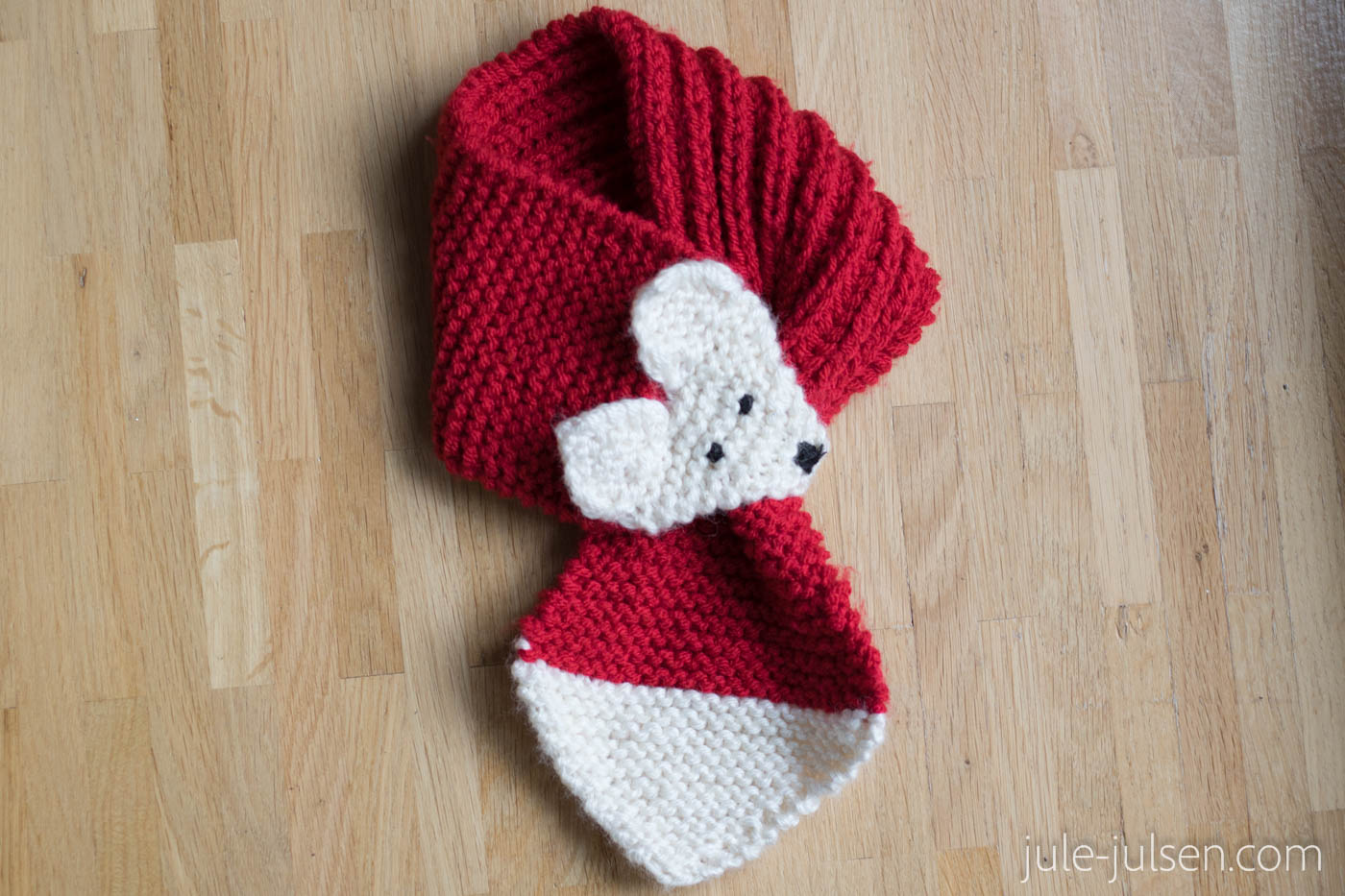 gestrickter Fuchsschal fuer Kinder gestrickter Fuchsschal fuer Kinder